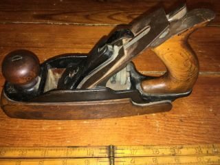 Antique Stanley No.  36 Smoothing Hand Plane Carpentry Woodworking Bailey