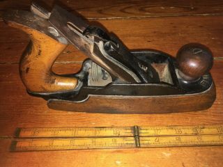 Antique Stanley No.  36 Smoothing Hand Plane Carpentry Woodworking Bailey 2