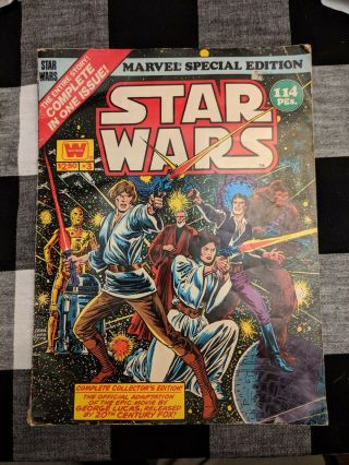 Star Wars Comic Marvel Whitman 3 Large Treasury Edition Special 1978 Rare Jumbo