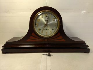 Vintage Sessions Silent Chime Hump Back Mantel Clock Hd1745
