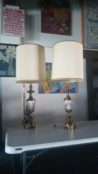 Vintage Stiffel Pineapple Lamps