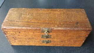 Set Of Russell Jennings Antique Spur Auger Bits In Wood Box