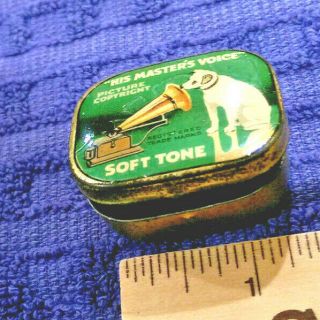 Vintage " His Masters Voice " Soft Tone Gramophone Company Limited 200 Needles