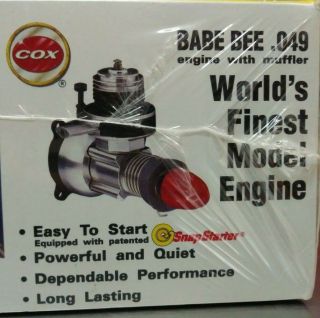 Vintage COX Radio Controlled E - Z Bee Sport 55 