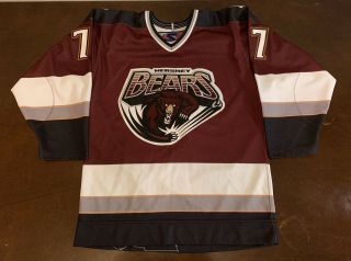 Rare Vintage Sp Pro Ahl Hershey Bears Hockey Jersey With Fight Strap