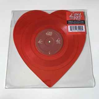 Lana Del Rey Love/lust For Life Heart Shaped 10 " Vinyl Uo Limited Ed