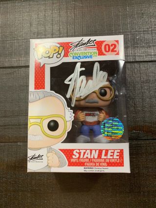 Stan Lee Signed Funko Pop Convention Exclusive Fan Expo Canada