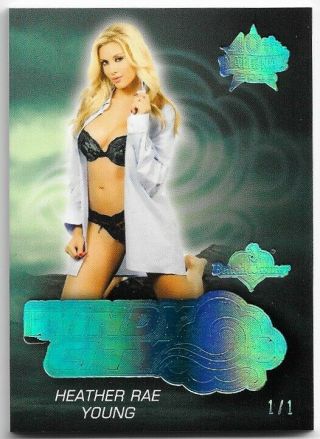 2019 Benchwarmer 25 Years Second Series Heather Rae Young Windy City Card /1 1/1