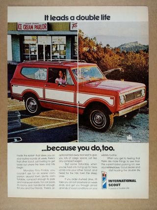 1974 Ih International Harvester Scout Ii Vintage Print Ad