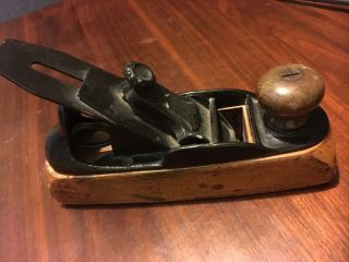 Antique Stanley Rule & Level Co No 122 Liberty Bell Transition Wood Plane