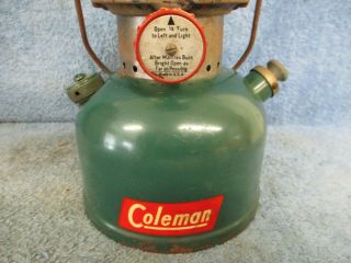 COLEMAN MODEL 200A CHRISTMAS LANTERN DATED 12 - 51 2
