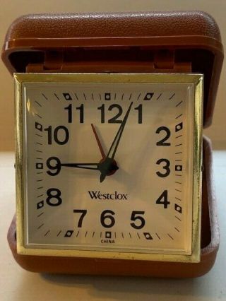 Westclox Windup Travel Alarm Clock Made In China