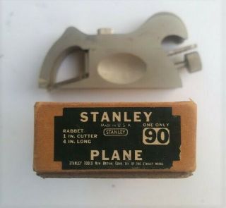 STANLEY No.  90 Bull Nose Rabbet Plane made in USA 2