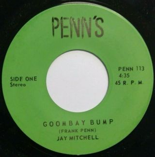 Rare Funk 45 - Jay Mitchell - Goombay Bump / Pt2 On Penn 