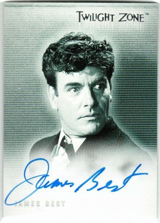 Twilight Zone Series 2 The Next Dimension A32 James Best Autograph Dukes Hazzard