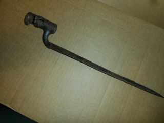 Us Civil War M1855 Socket Bayonet Antique
