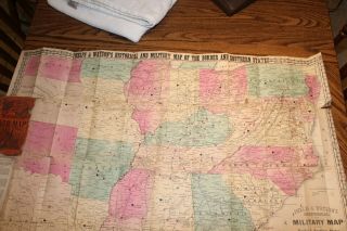 1863 Phelps And Watson Historical War Map