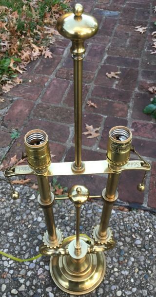 Vintage Brass Stiffel Table Lamp Great Looks 3