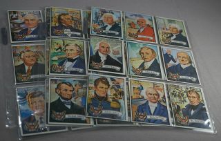 1972 Topps U.  S.  Presidents Complete Set Of 36