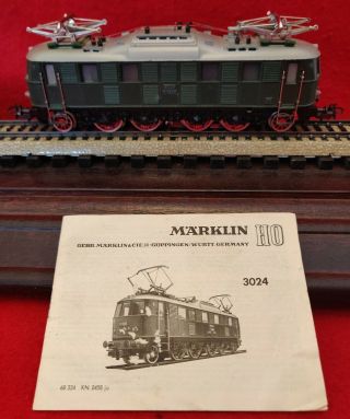 Marklin Vintage Ho Electric Locomotive 3024