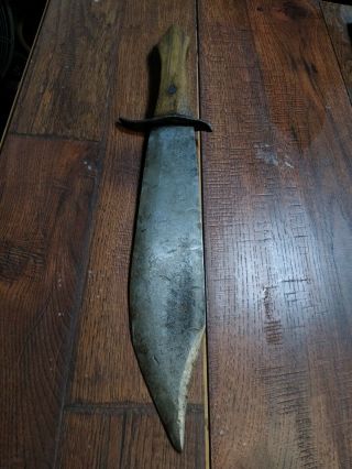 Large Confederate Civil War Bowie Knife