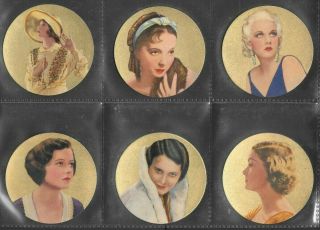 Rothmans 1939 Scarce (film Stars) Full 24 Card Set " Beauties Of The Cinema "
