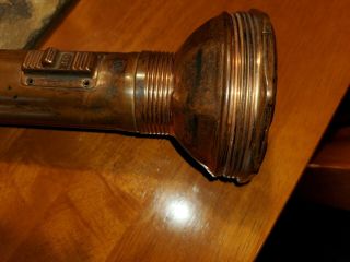 Vintage Antique Flashlight Montgomery Ward Copper 1930 