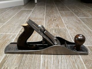Vintage Stanley Bailey No.  5 Smooth Bottom Woodworking Plane Made In Usa