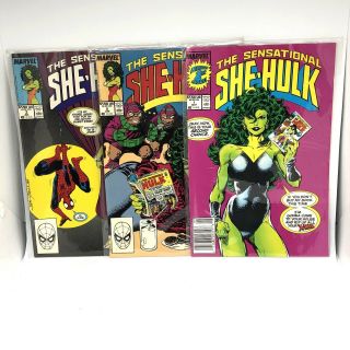 The Sensational She - Hulk 1 2 3 Marvel 1988 Rare
