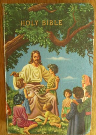 Vtg? Holy Bible World Publishing Co The And Old Testaments Colorful Pictures