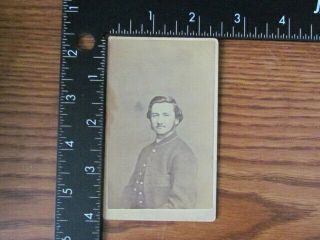1st York Infantry soldier autographed cdv photograph 3