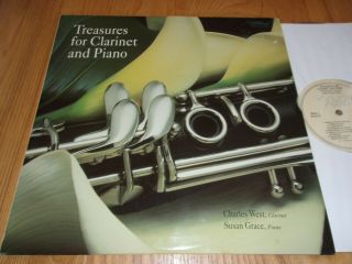 Wilson Audiophile W 9127 Treasures For Clarinet & Piano Charles West Nm