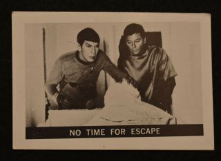 1967 Leaf Star Trek Trading Card 1 - No Time For Escape
