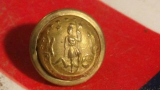 Civil War Confederate Virginia State Seal Cuff Button By Wendlinger Or Ucv ?
