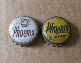 2 Phoenix Beer Cork Beer Caps Buffalo Pennsylvania Pa Phoenix Brewing Co