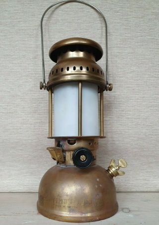 Optimus 1200 - Swedish Brass Kerosene Lantern Lamp