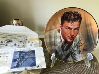 The Crooner Frank Sinatra Franklin Limited Edition Collector Plate Nib