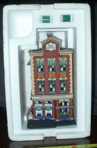 Rare Department 56 Christmas In The City Series " Washington Street Post Office "