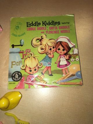 1969 Vintage Liddle Kiddles Little Diddle Baby Bill w Accessories Mattel Toy 2