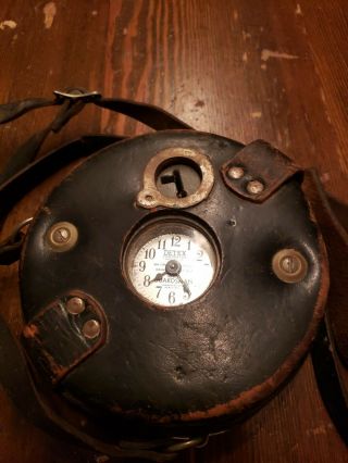 Vintage Detex Guardsman Time Clock.  No Keys