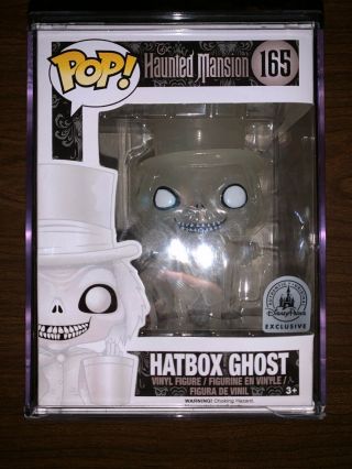 Funko Pop Haunted Mansion Hatbox Ghost Vinyl Figure Disney Park Exclusive 165