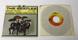 The Beatles - Four By Four (4x4) (capitol Ep 5365) Hard To Find Classic S/h