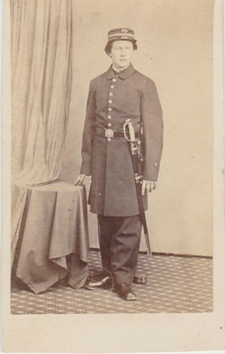 Civil War Cdv Navy Officer Lawrence,  Mass.