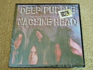 Deep Purple Machine Head Lp Gatefold Wb 2607 Includes Lyric Poster Shrink