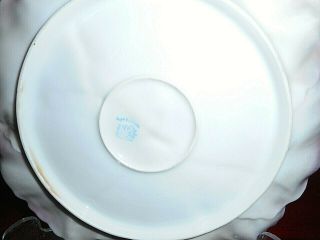 Antique German porcelain pansy plate 3