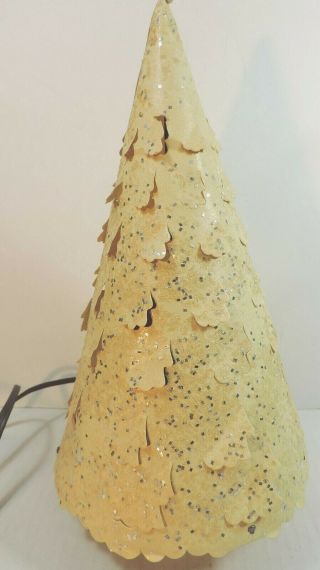 Vintage Econolite Roto Vue Merrie - Merrie Christmas Tree Motion Light