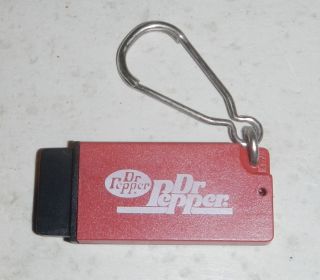 Vintage Dr Pepper Soda Advertising Logo Keychain Pen
