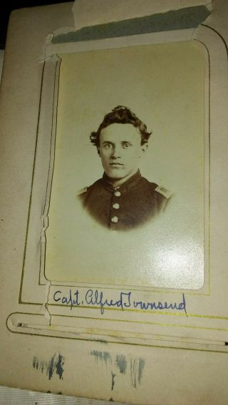 Civil War Cdv Captain Alfred Townsend 18th Regulars
