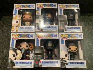 Funko Pop Monty Python And The Holy Grail Complete Set Of 6