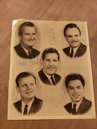 Vintage Historical The Weatherfords Quartet 8 X 10 Signed Autographed Photo